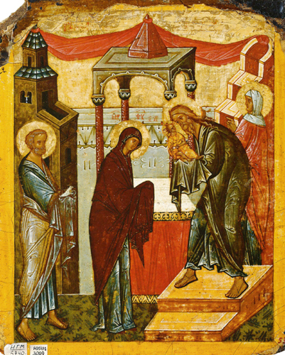 sainte rencontre ou présentation du christ au temple
